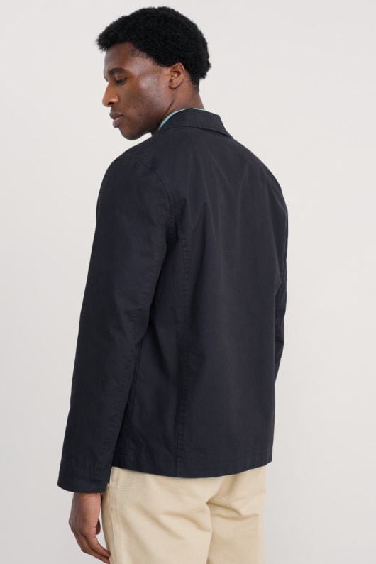 los hombres towen de algodón orgánico blazer