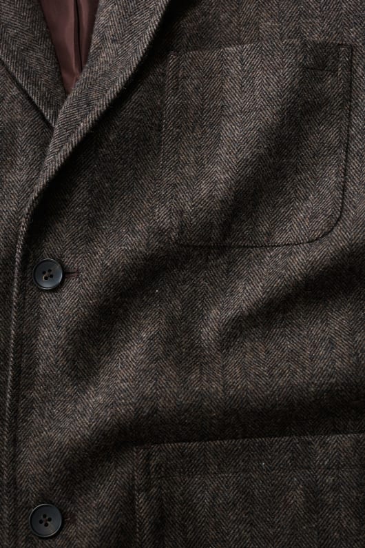 los hombres pelynt textura blazer