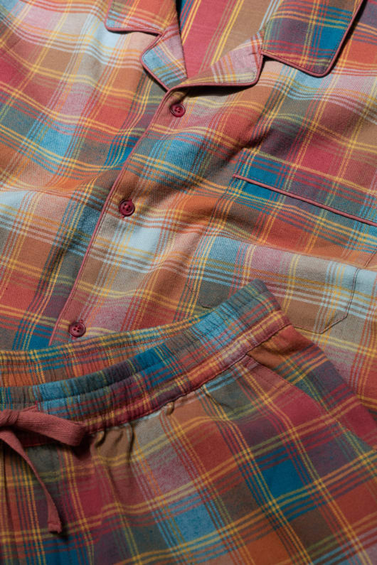 los hombres de netter marcada conjunto de pijama de franela