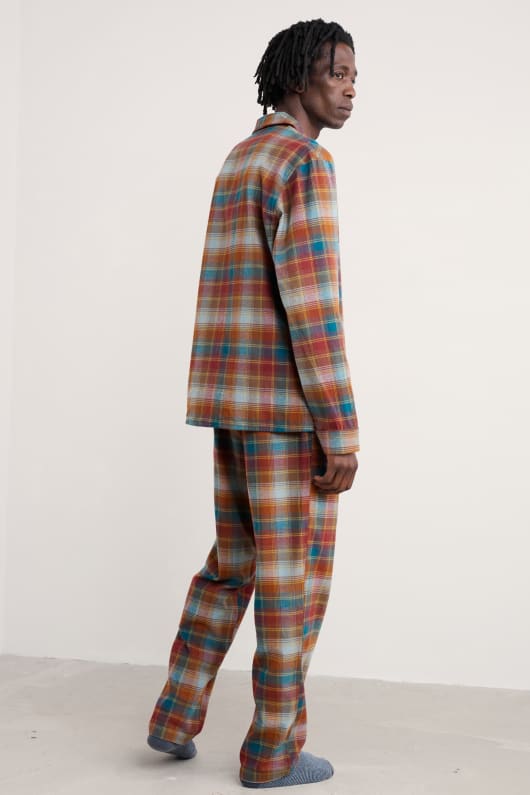 los hombres de netter marcada conjunto de pijama de franela