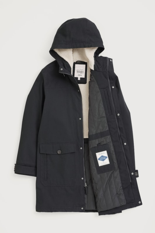 los hombres tidesman capa impermeable