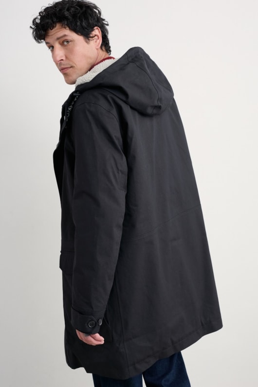 los hombres tidesman capa impermeable