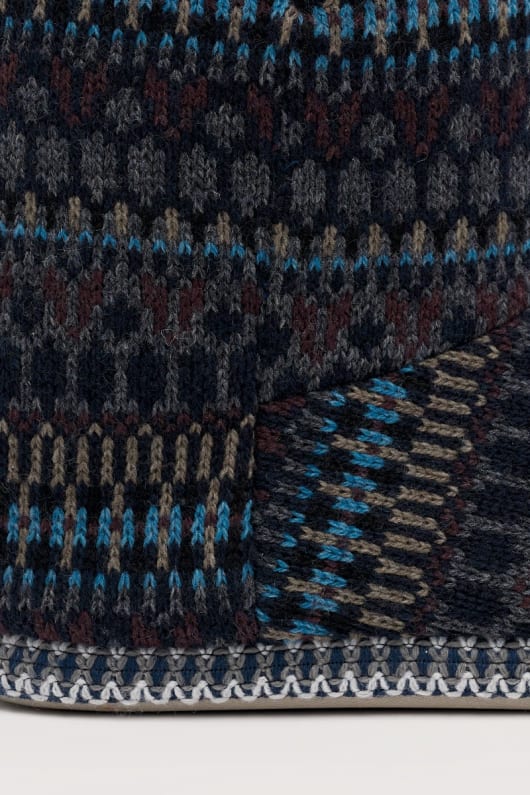 northaway hombres fair isle forrado de felpa zapatillas botas
