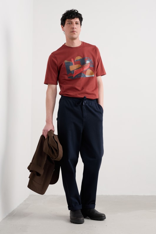 los hombres midwatch orgánica de algodón t-shirt