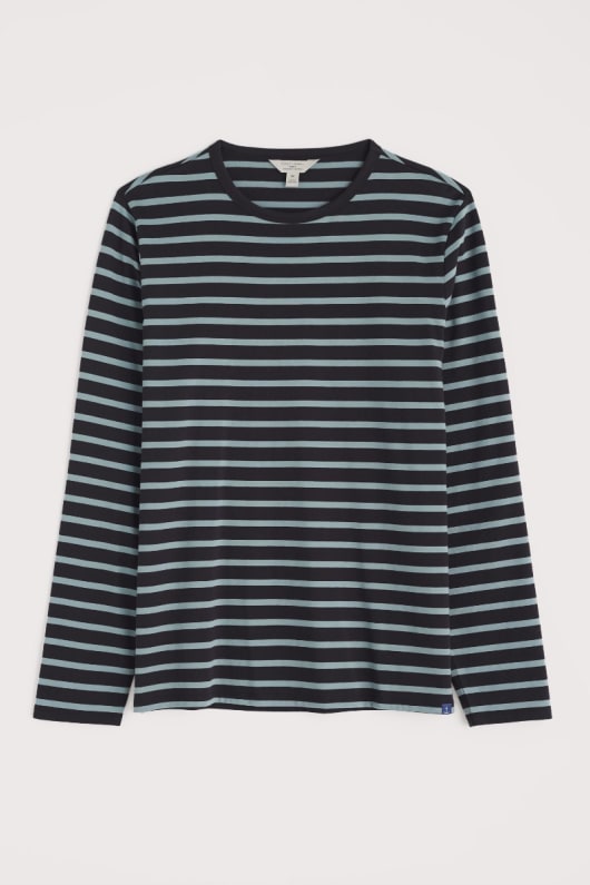 los hombres de cuello camisa de marinero en gots-algodón orgánico certificado