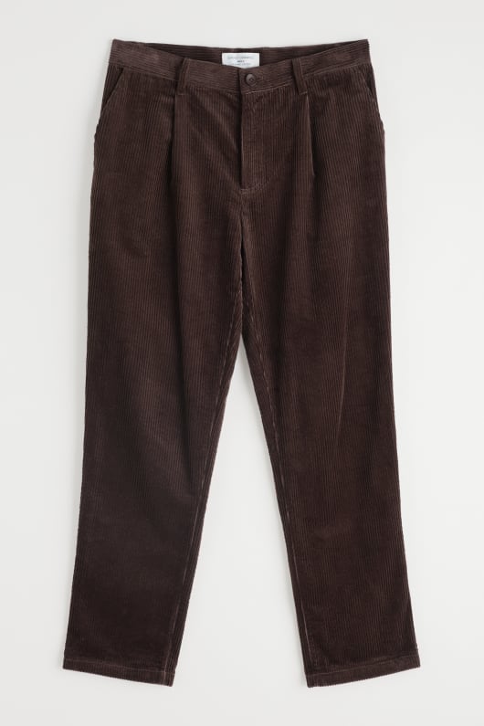 los hombres yeoman relajado cónica cordón pantalones
