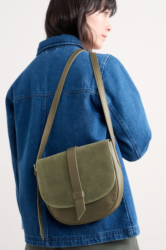 bellevalia de cuero de la cruz bolsa de cuerpo