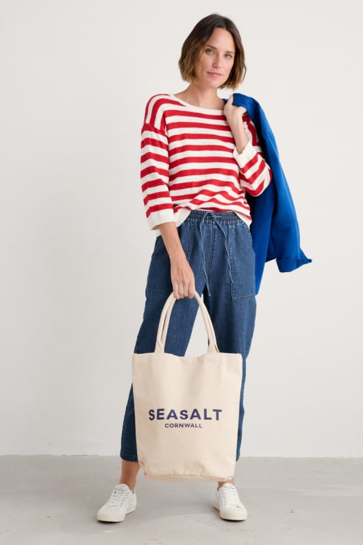 lienzo seasalt logotipo de la bolsa de asas