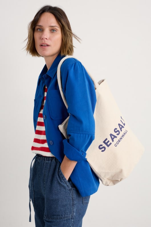 lienzo seasalt logotipo de la bolsa de asas