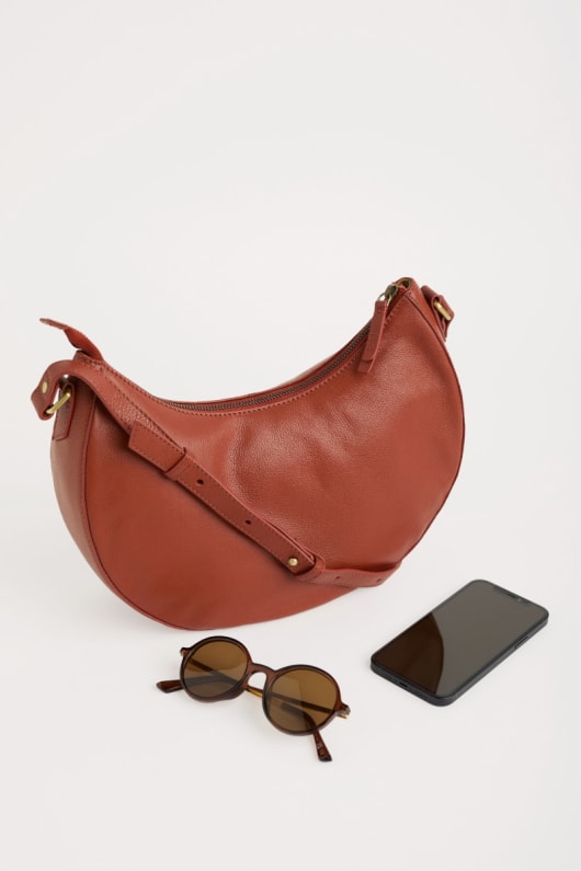 wenna de cuero de la cruz bolsa de cuerpo