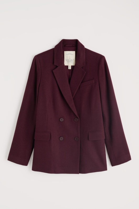 lowena de lana con mezcla de blazer