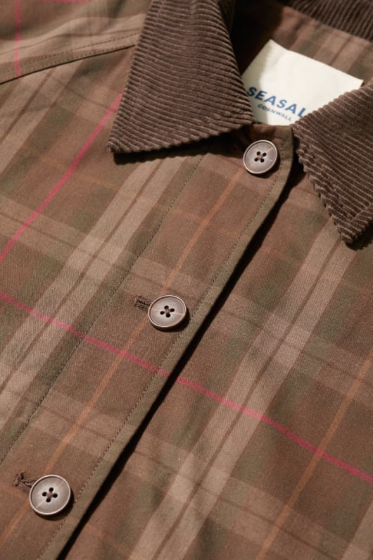 puerto de la ciudad chaqueta de algodón orgánico