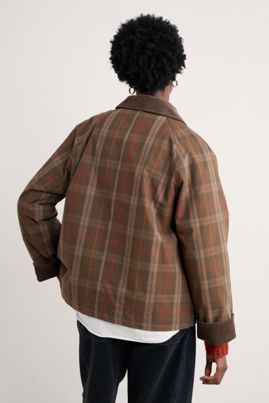 puerto de la ciudad chaqueta de algodón orgánico