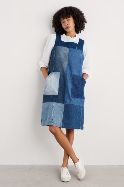 más allá de retro x seasalt calican delantal vestido