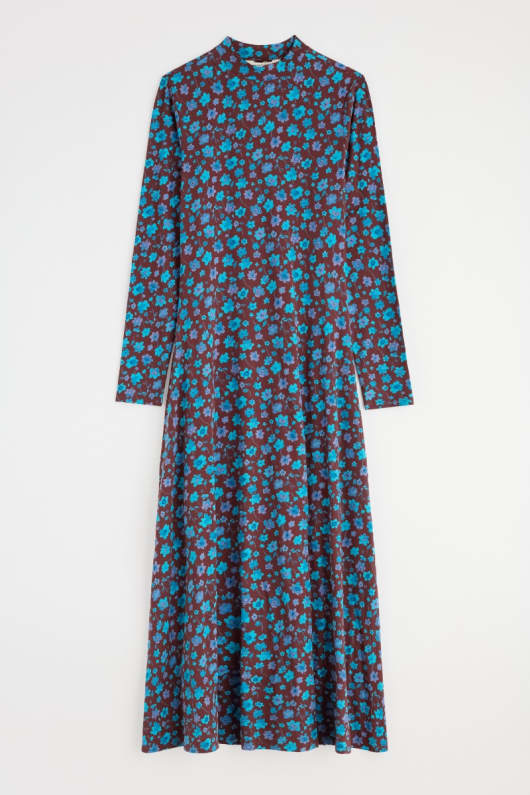 st merryn columna vestido de jersey