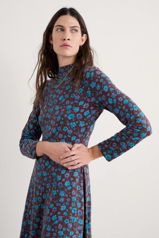 st merryn columna vestido de jersey