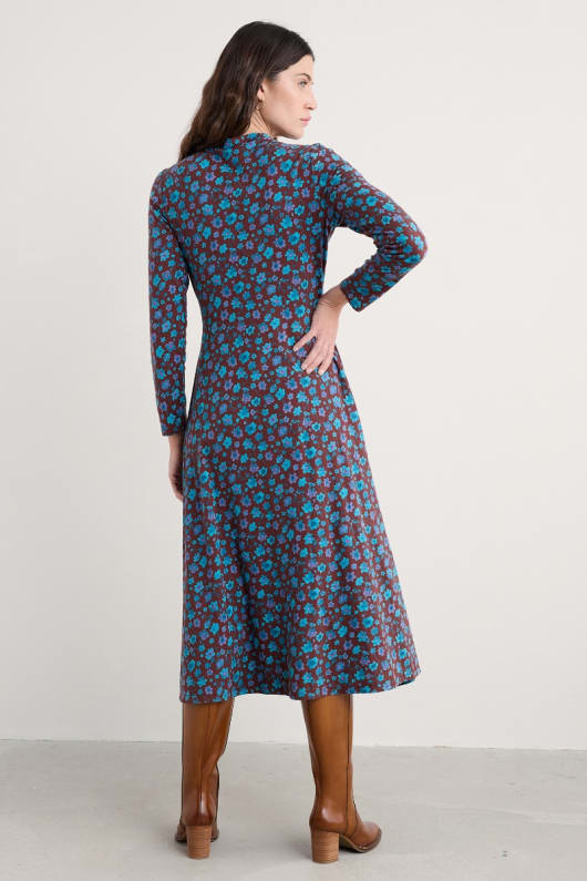 st merryn columna vestido de jersey