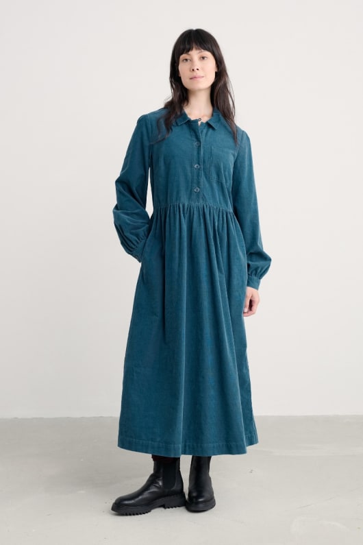 rosina estilo de la camisa de vestido midi