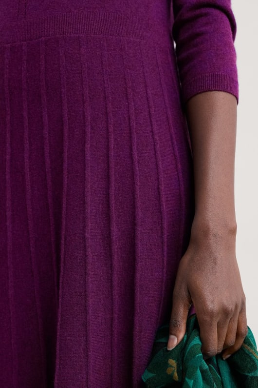 canción popular de punto vestido midi