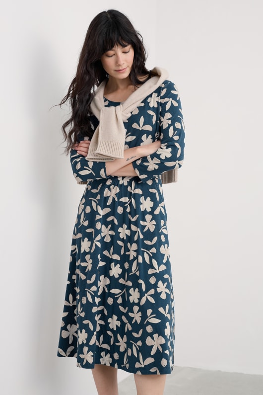 de abril de vestido de jersey
