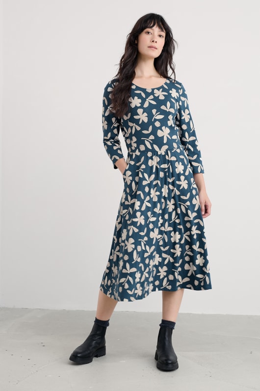 de abril de vestido de jersey