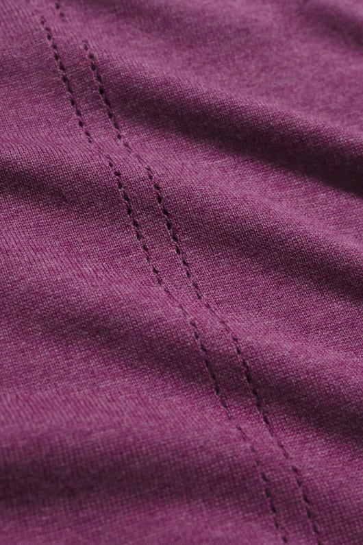 poltreen longitud de la rodilla vestido en gots-algodón orgánico certificado