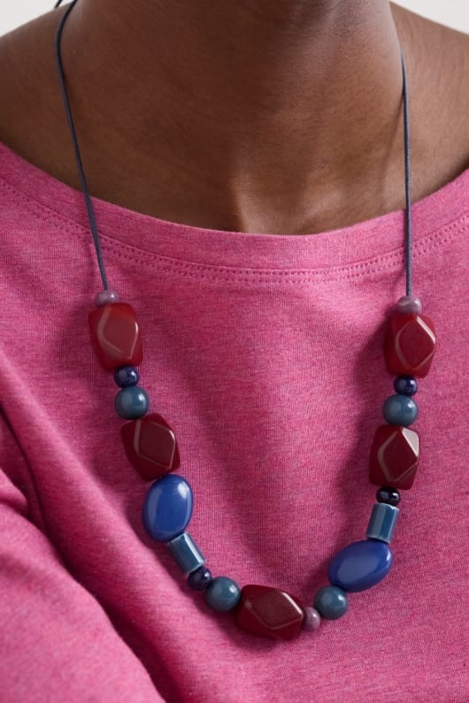 colenso con cuentas de collar