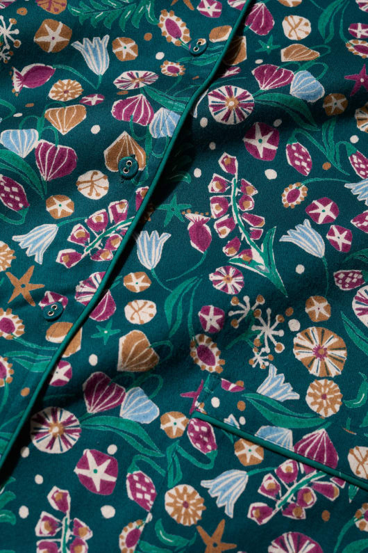 simple estrellas de franela pijamas