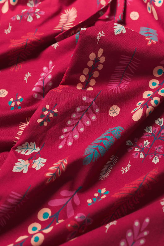 puesta de sol pijamas en gots-algodón orgánico certificado jersey
