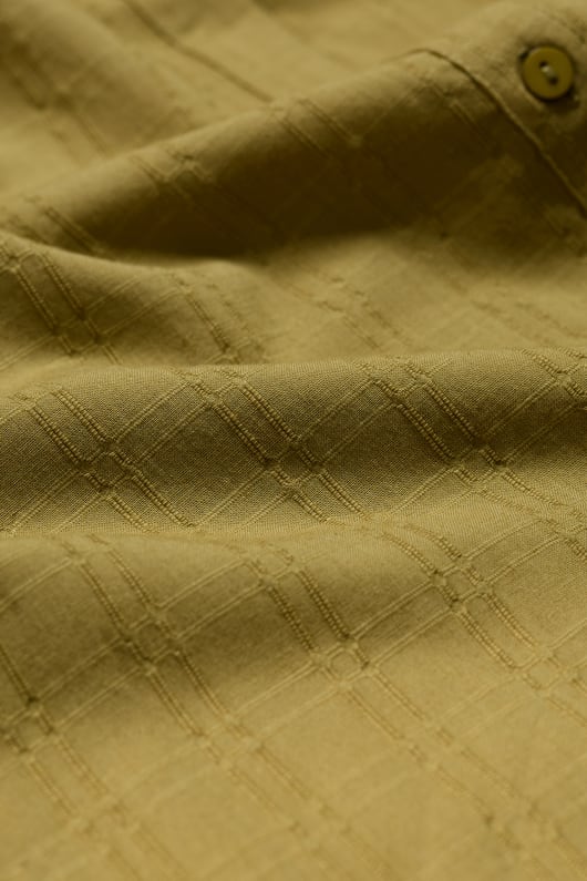 la esperanza de la cabaña de algodón orgánico de verificación de la blusa