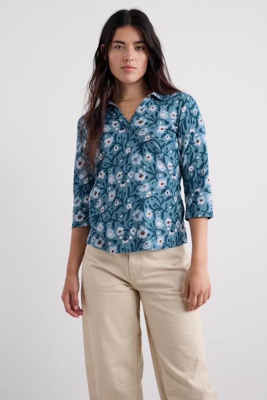 wavecrest camiseta en jersey de algodón orgánico