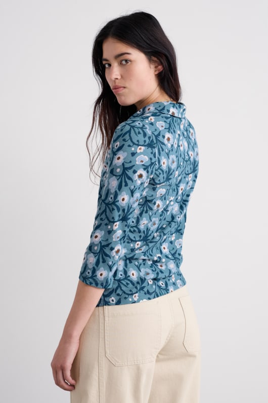 wavecrest camiseta en jersey de algodón orgánico