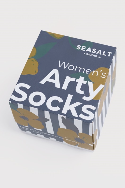 caja de regalo de 4 mujeres floral de la artillería calcetines