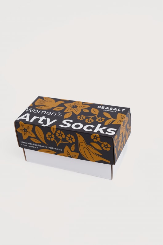 caja de regalo de 4 mujeres de la chispa de la artillería calcetines