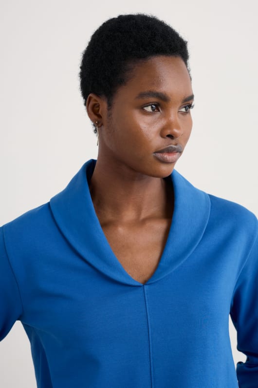 nudo berry sudadera de cuello chal