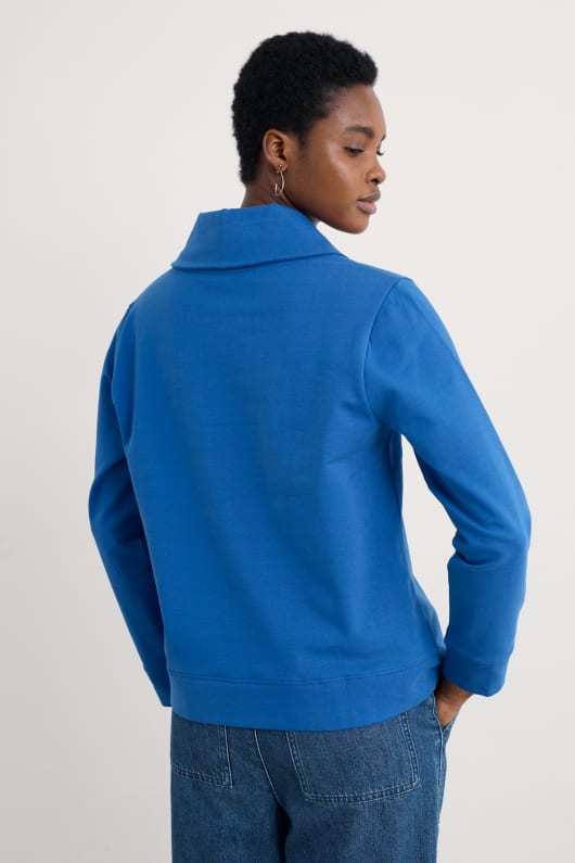 nudo berry sudadera de cuello chal