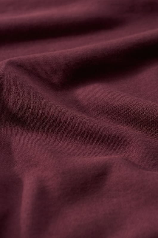 bremble orgánica de algodón de cuello de la sudadera