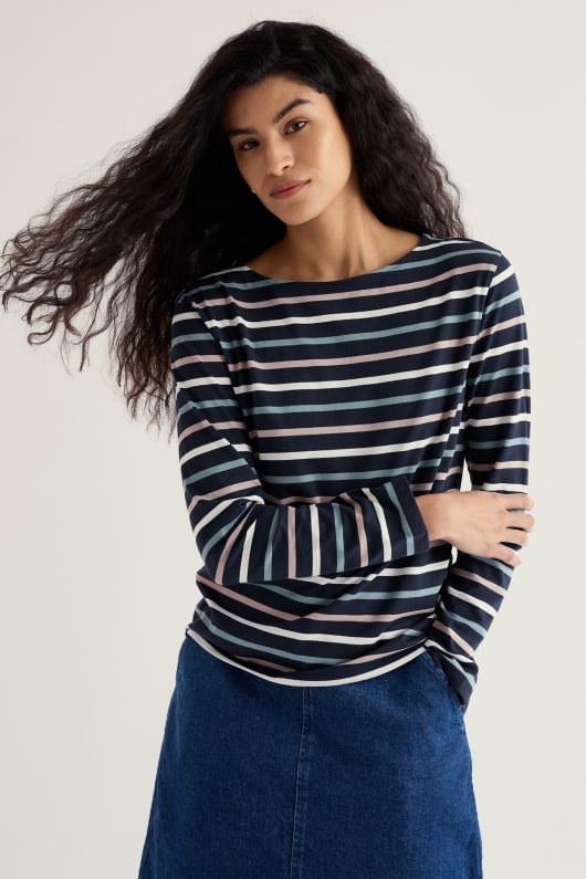 marinero de la camisa en gots-algodón orgánico certificado jersey