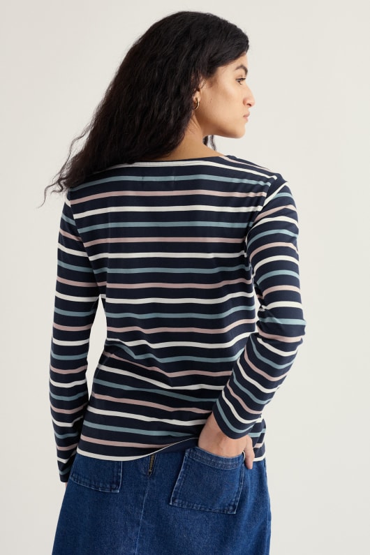 marinero de la camisa en gots-algodón orgánico certificado jersey