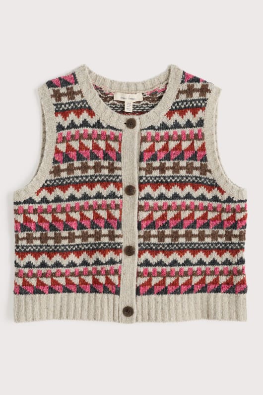 dawson recogida de fair isle chaleco