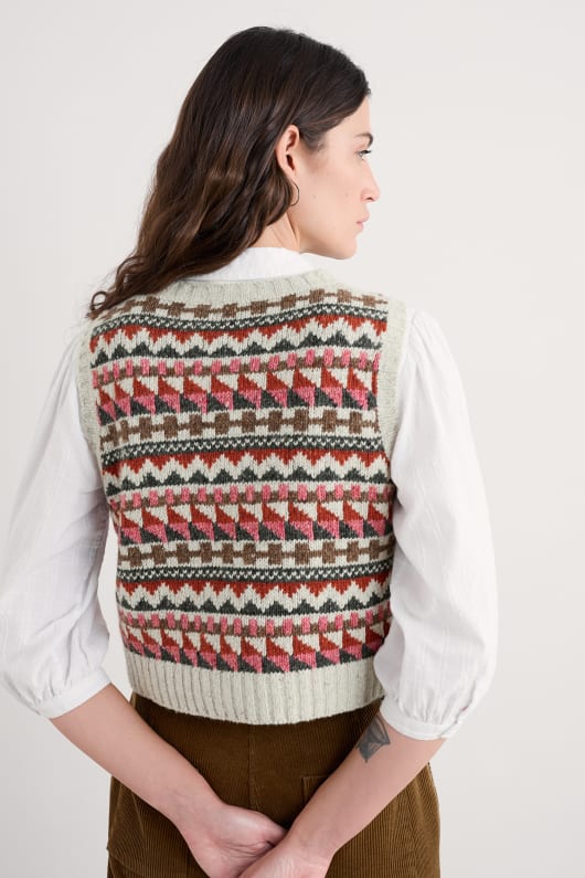 dawson recogida de fair isle chaleco