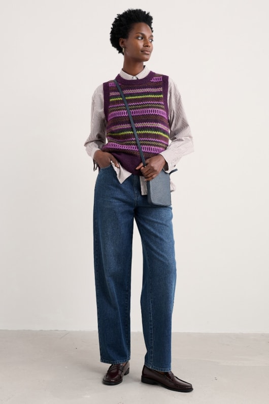 annik fair isle chaleco