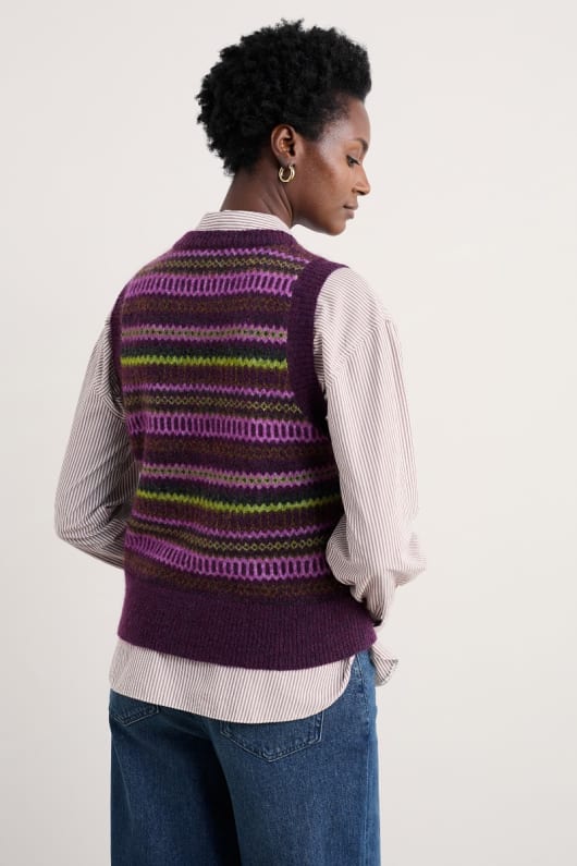 annik fair isle chaleco