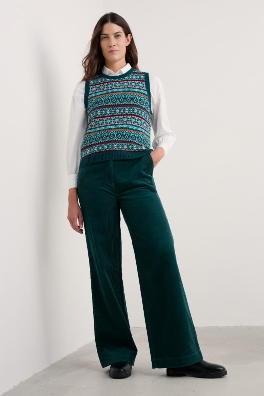 dillwyn ancho de la pierna del cordón de los pantalones
