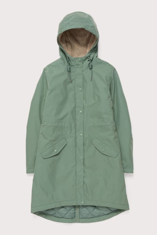 planta de hunter parka abrigo impermeable