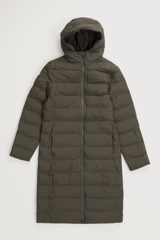 keser impermeable abrigo acolchado