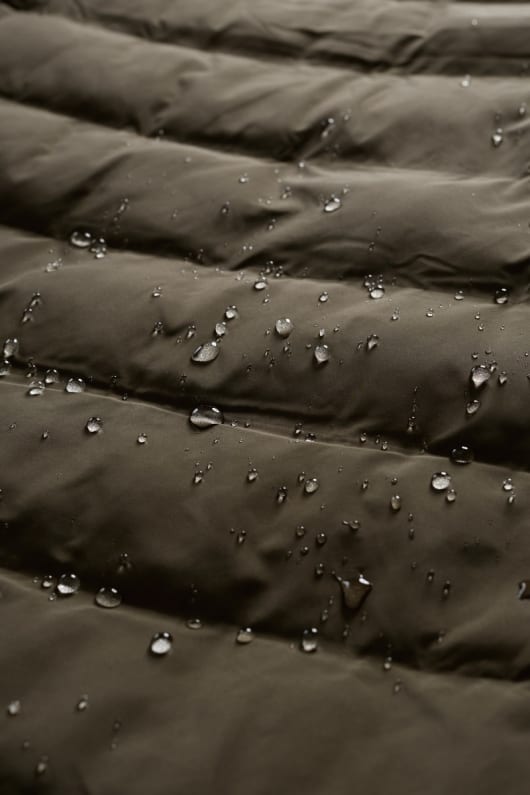 keser impermeable abrigo acolchado